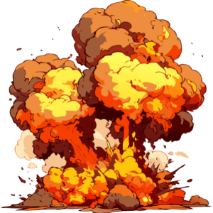 Illustration d'explostion ammoniac