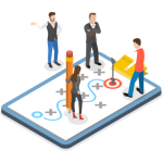 Icone pour représenter l'élaboration d'un plan d'actions suite à un audit