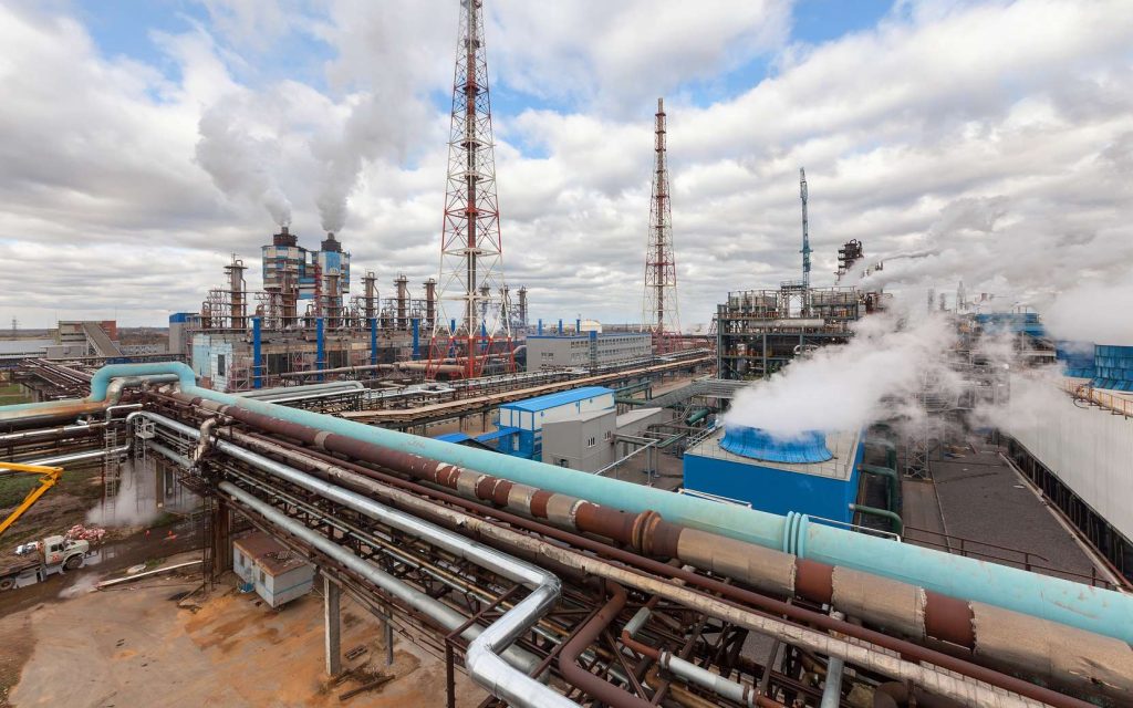 Image d'une usine de production d'ammoniac - icpe 3420